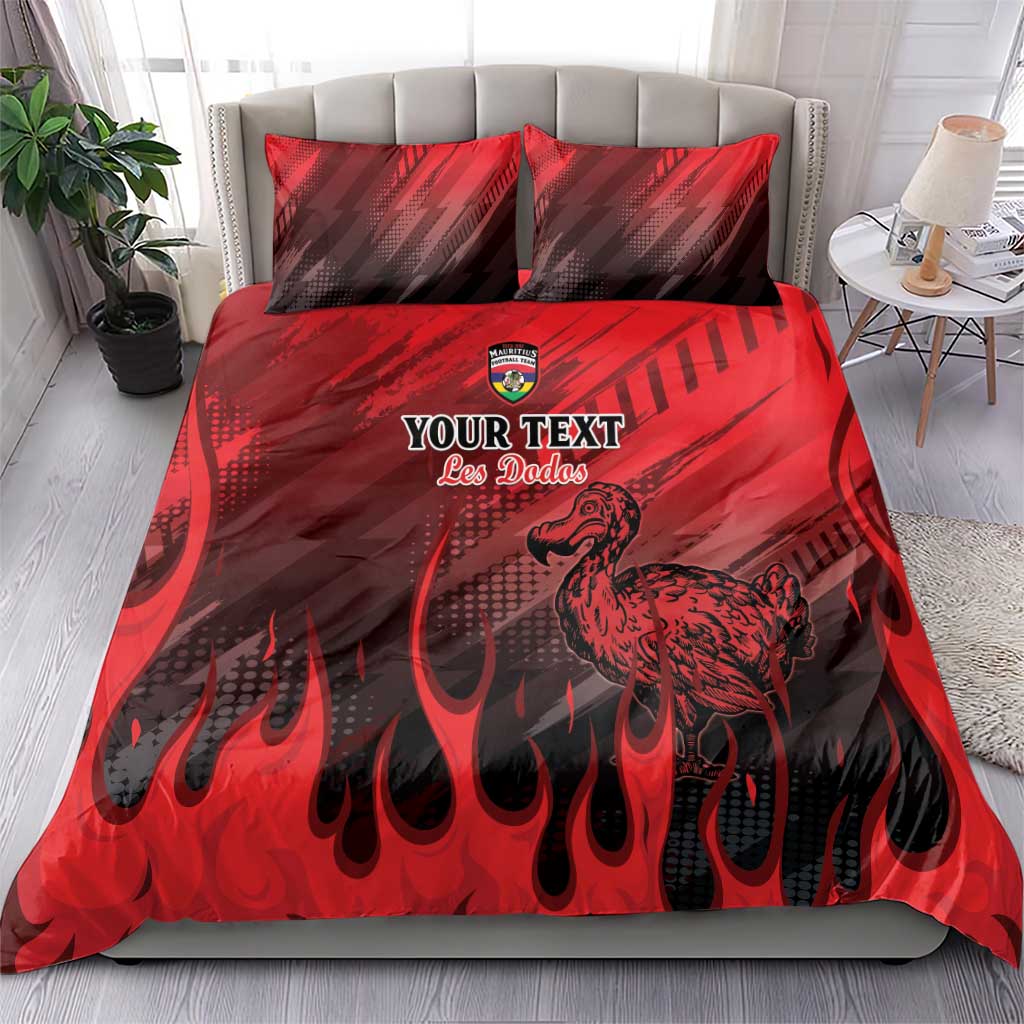 Personalised Mauritius Football Bedding Set Go Les Dodos Go LT15