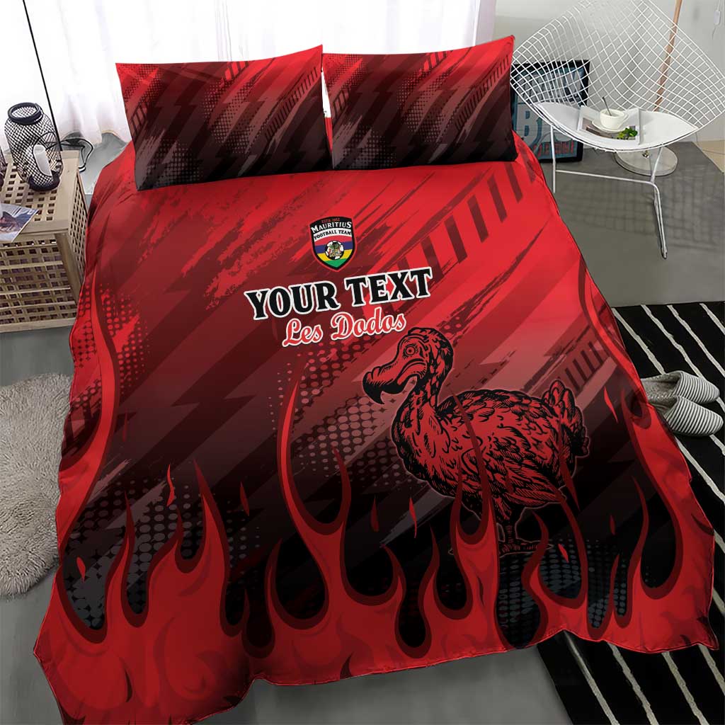 Personalised Mauritius Football Bedding Set Go Les Dodos Go LT15