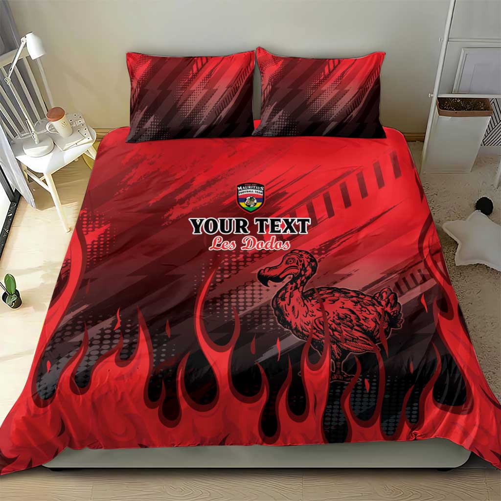 Personalised Mauritius Football Bedding Set Go Les Dodos Go LT15
