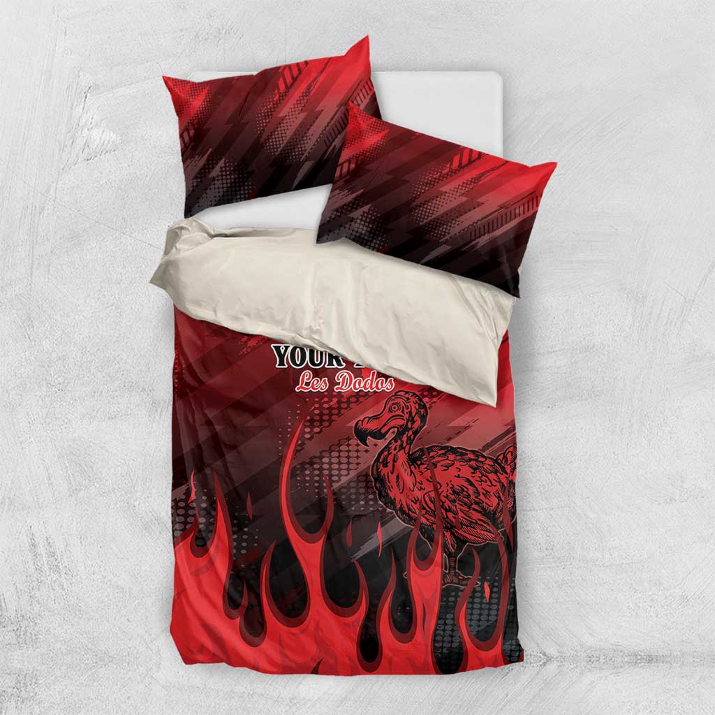 Personalised Mauritius Football Bedding Set Go Les Dodos Go LT15