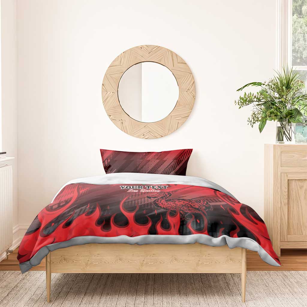 Personalised Mauritius Football Bedding Set Go Les Dodos Go LT15