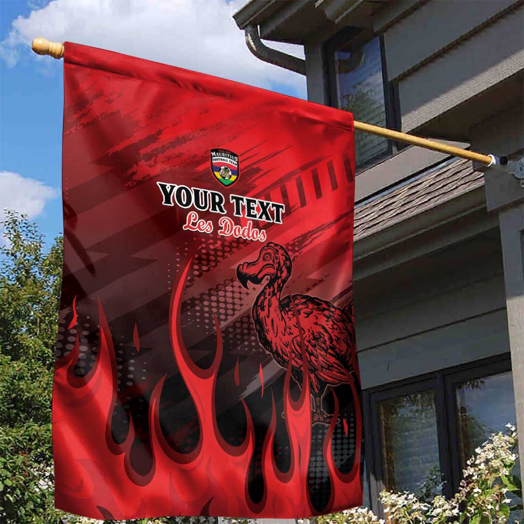 Personalised Mauritius Football Garden Flag Go Les Dodos Go LT15