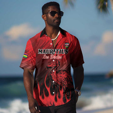 Personalised Mauritius Football Hawaiian Shirt Go Les Dodos Go LT15