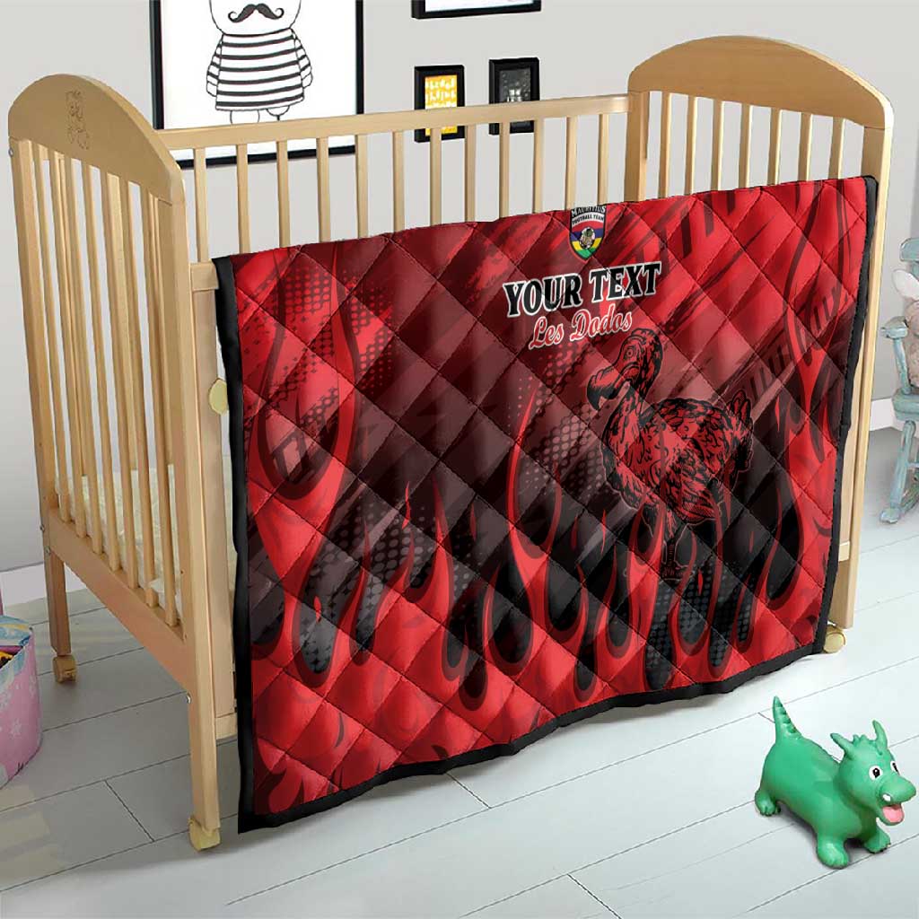 Personalised Mauritius Football Quilt Go Les Dodos Go LT15