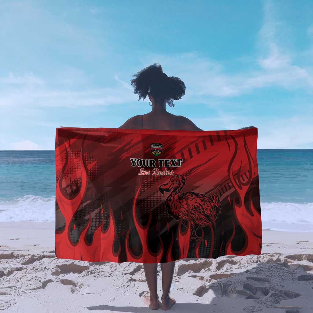 Personalised Mauritius Football Sarong Go Les Dodos Go LT15