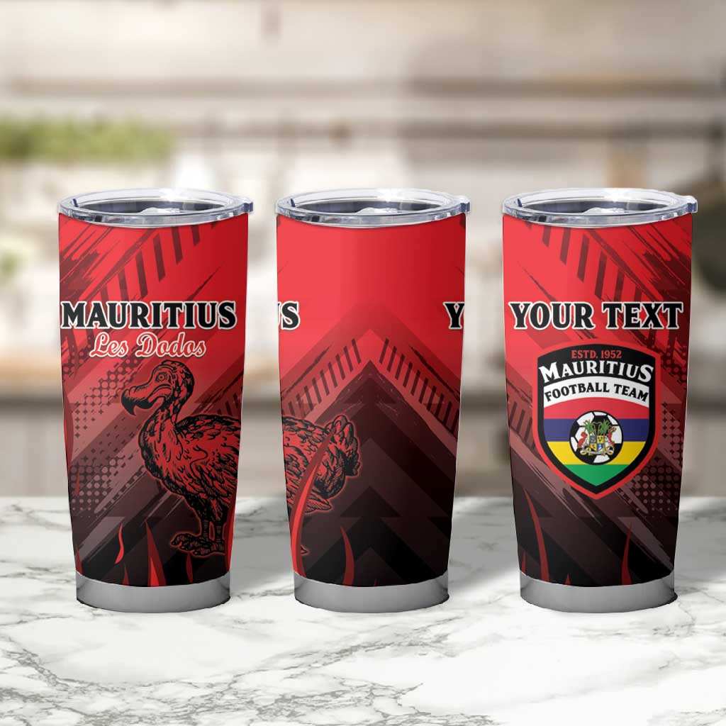 Personalised Mauritius Football Tumbler Cup Go Les Dodos Go LT15
