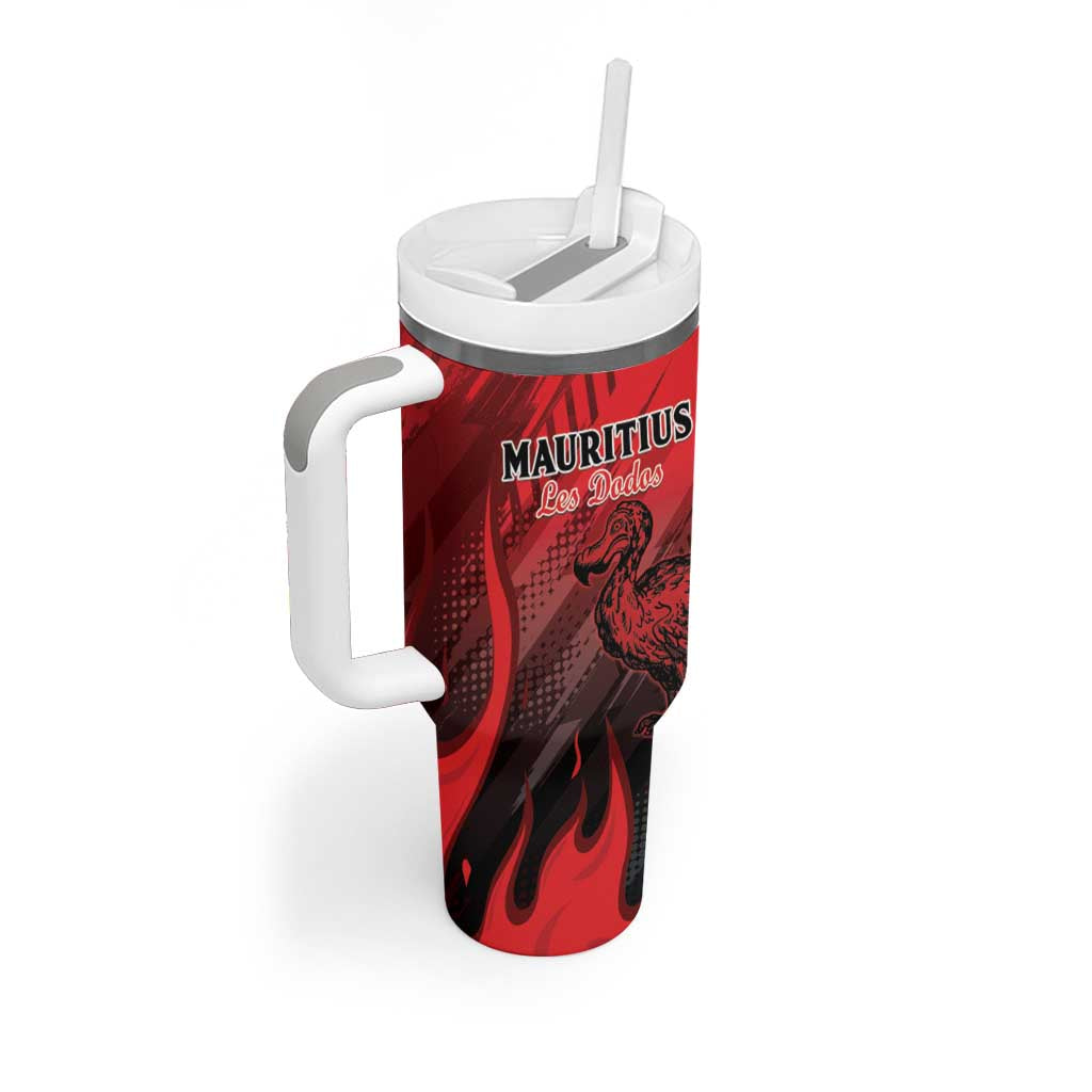 Personalised Mauritius Football Tumbler With Handle Go Les Dodos Go LT15