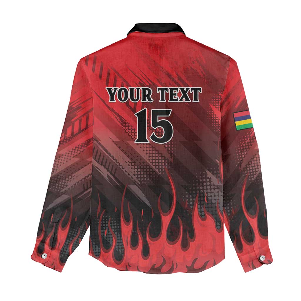 Personalised Mauritius Football Women Casual Shirt Go Les Dodos Go LT15