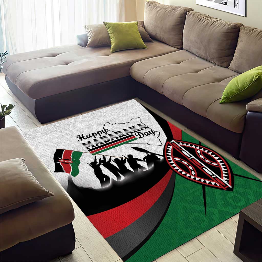 Kenya Area Rug Madaraka Day - Maasai Shield LT15