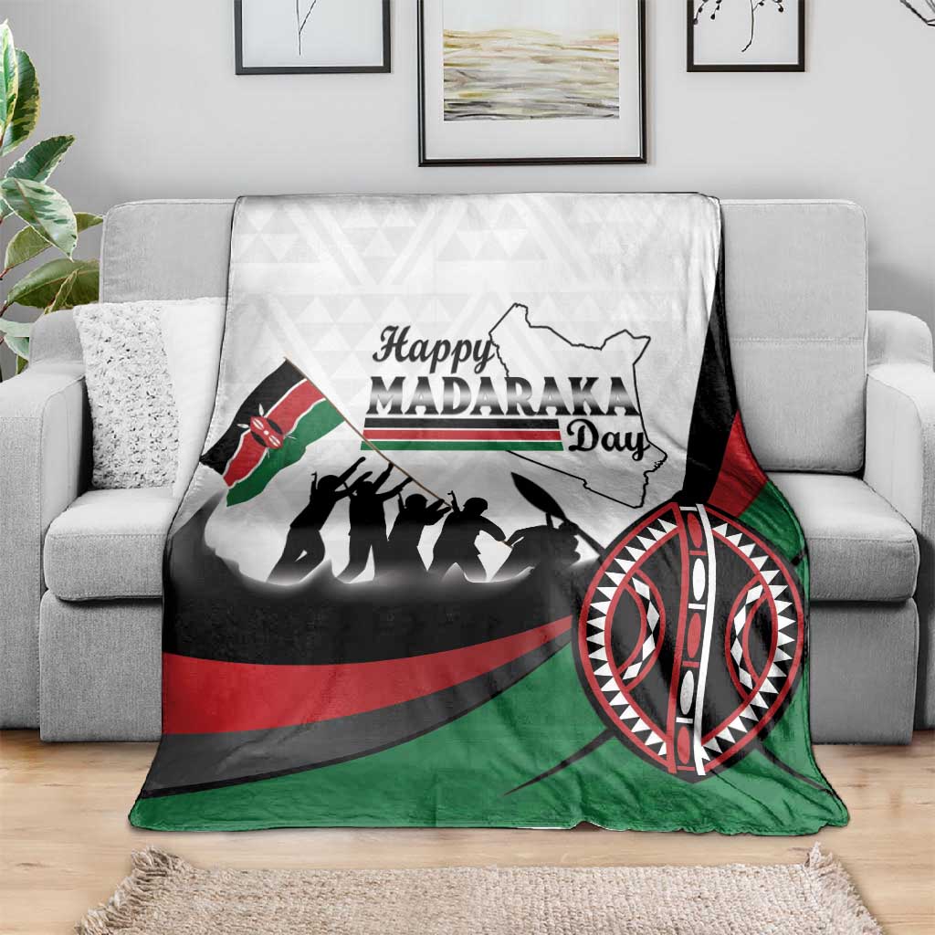 Kenya Blanket Madaraka Day - Maasai Shield LT15