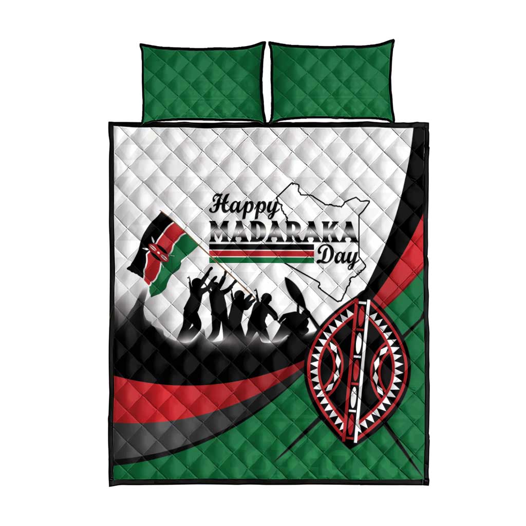 Kenya Quilt Bed Set Madaraka Day - Maasai Shield LT15
