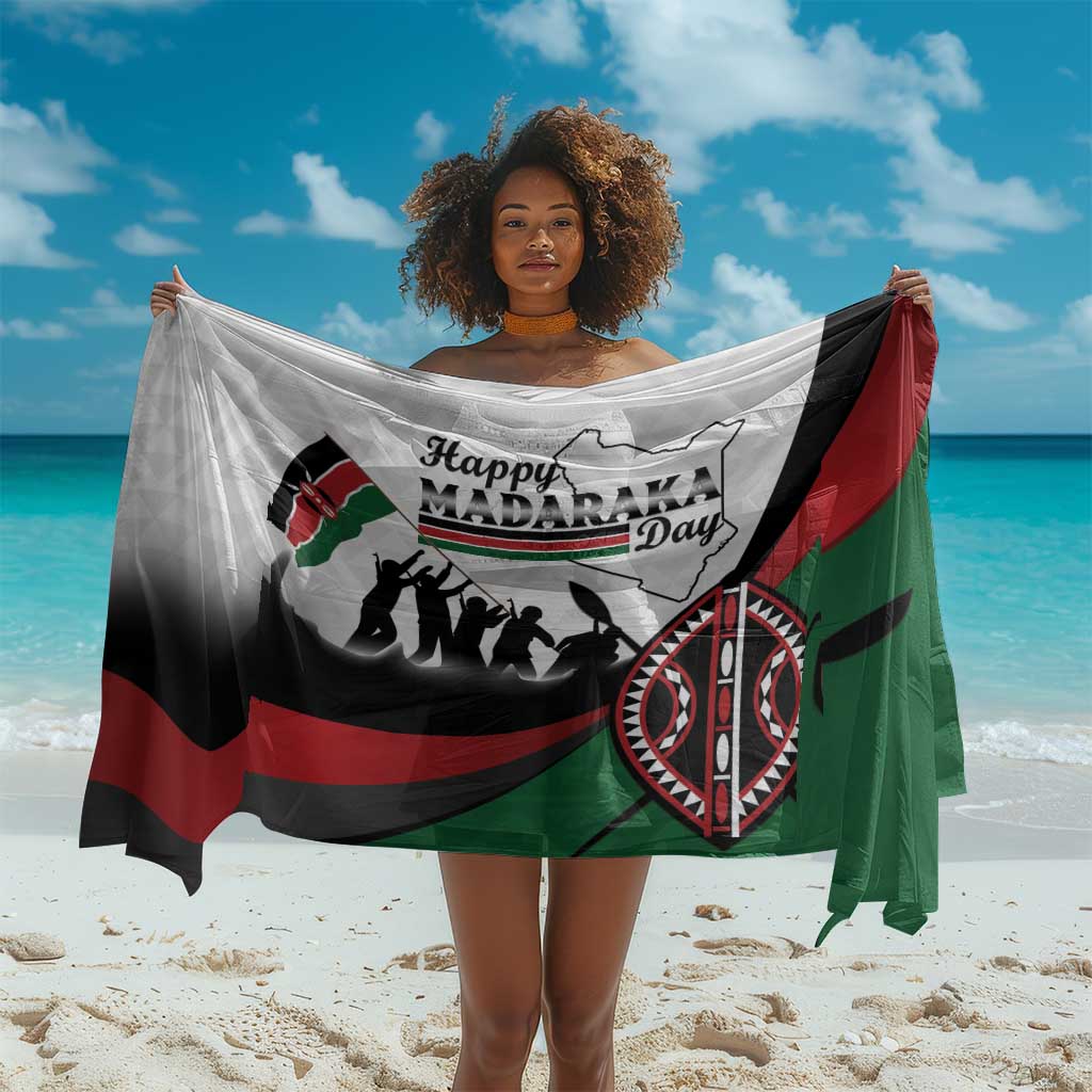 Kenya Sarong Madaraka Day - Maasai Shield LT15
