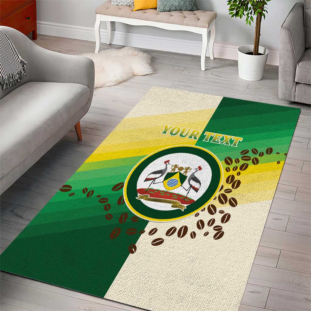Personalised Nairobi Kenya Area Rug Coat Of Arms With Coffee LT15