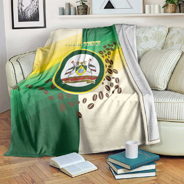 Personalised Nairobi Kenya Blanket Coat Of Arms With Coffee LT15