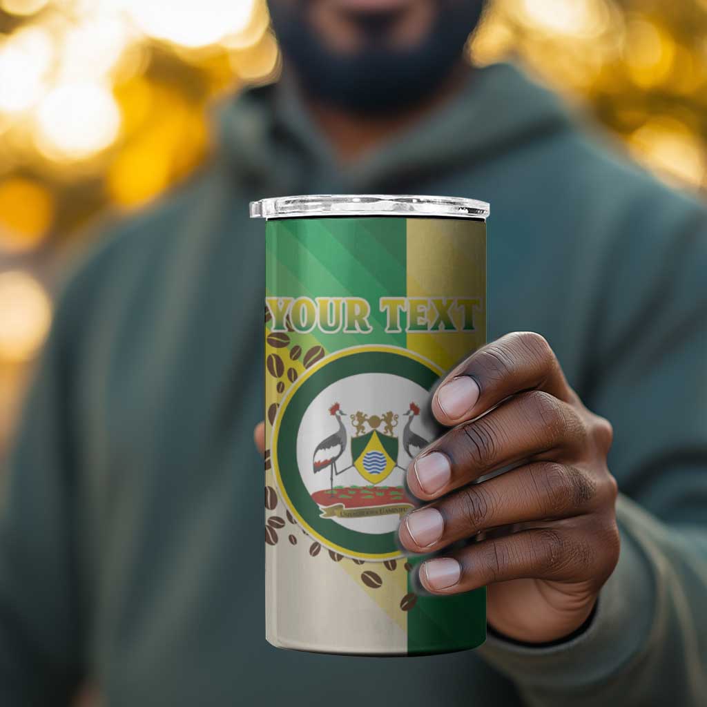 Personalised Nairobi Kenya 4 in 1 Can Cooler Tumbler Coat Of Arms With Coffee LT15