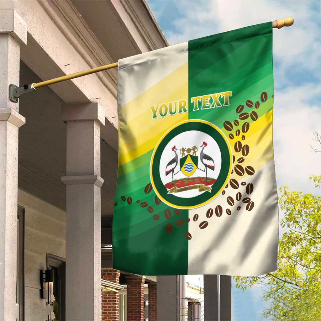Personalised Nairobi Kenya Garden Flag Coat Of Arms With Coffee LT15