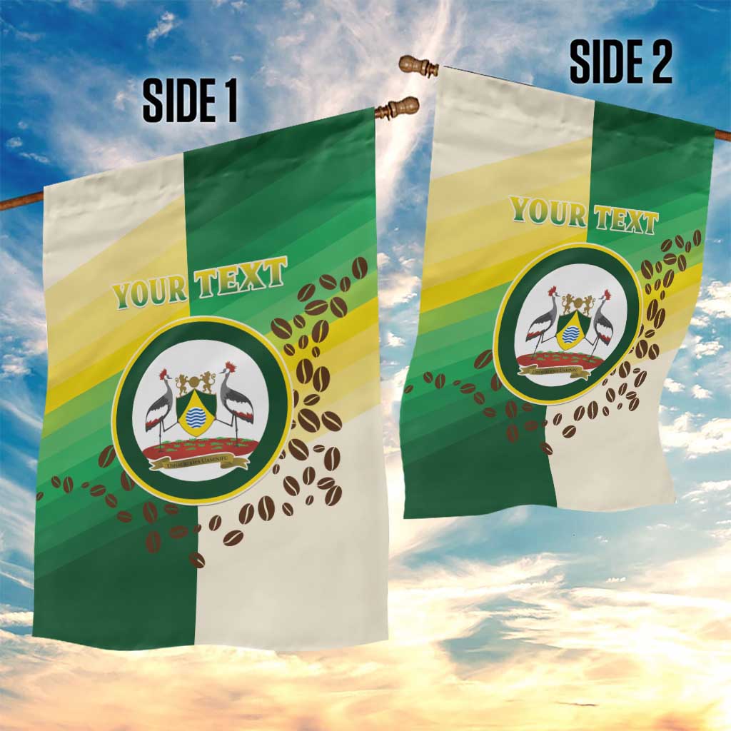Personalised Nairobi Kenya Garden Flag Coat Of Arms With Coffee LT15