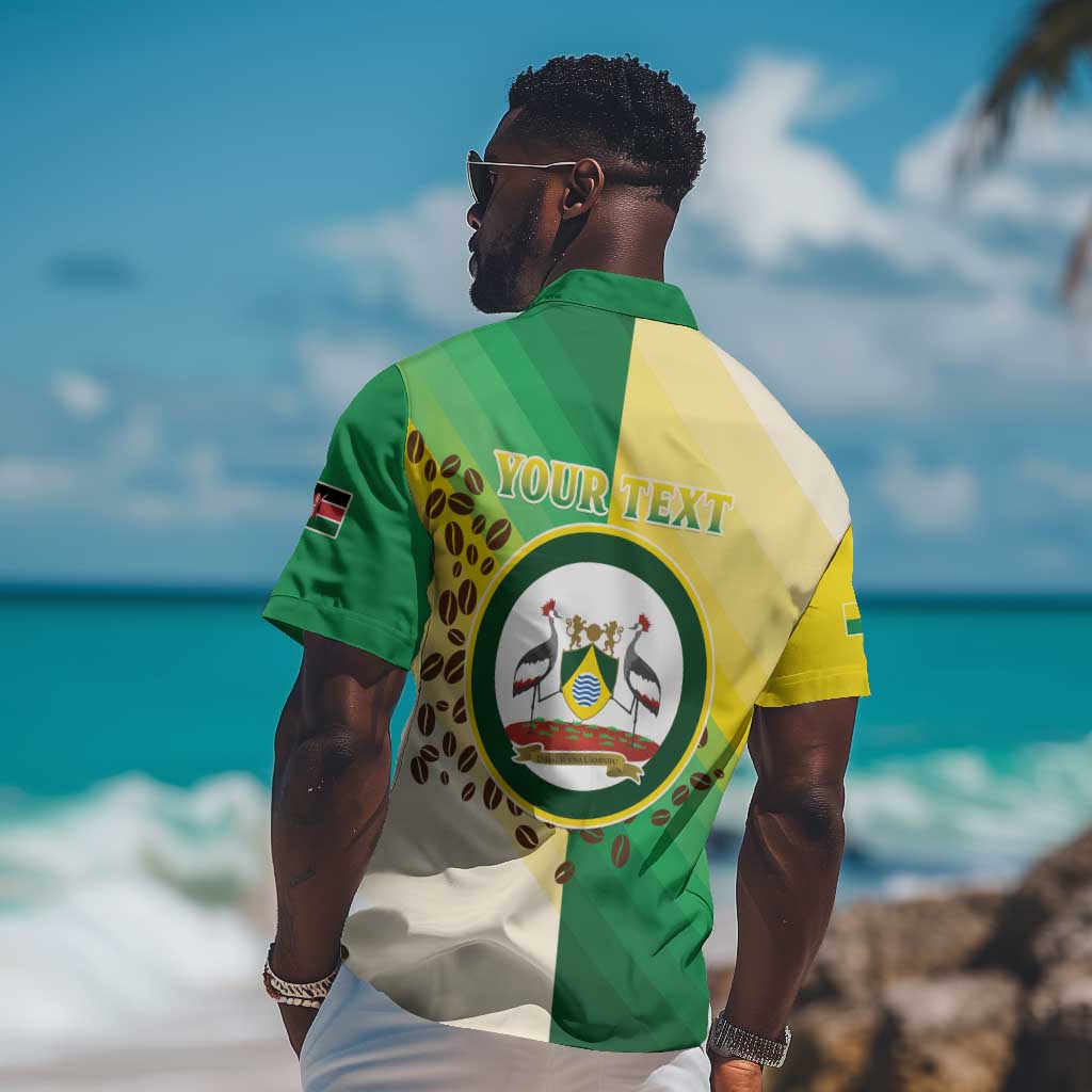 Personalised Nairobi Kenya Hawaiian Shirt Coat Of Arms With Coffee LT15