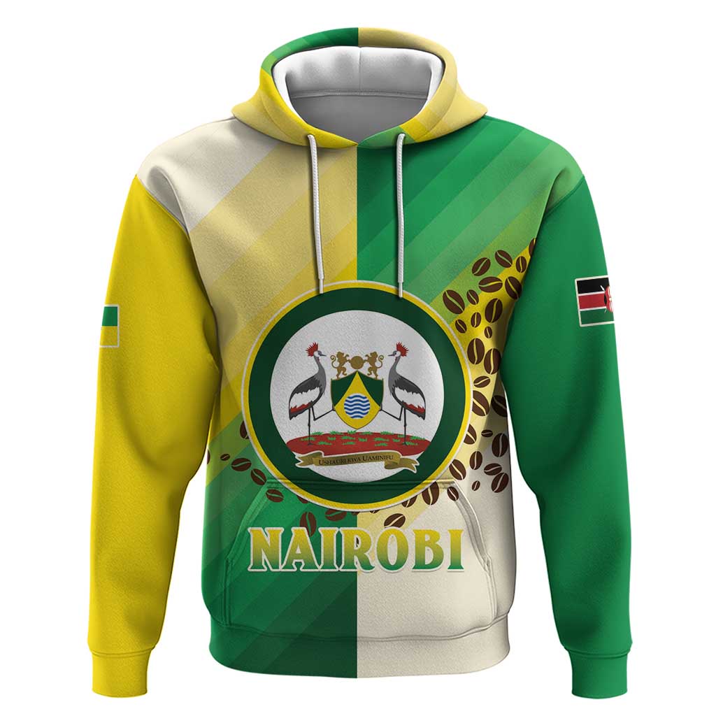 Personalised Nairobi Kenya Hoodie The Green City under the Sun LT15