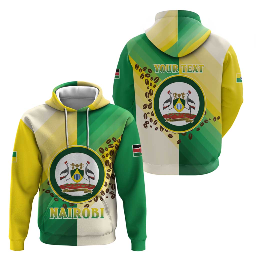Personalised Nairobi Kenya Hoodie The Green City under the Sun LT15