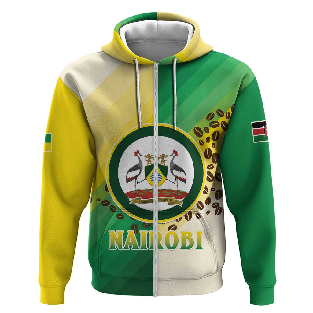 Personalised Nairobi Kenya Hoodie The Green City under the Sun LT15