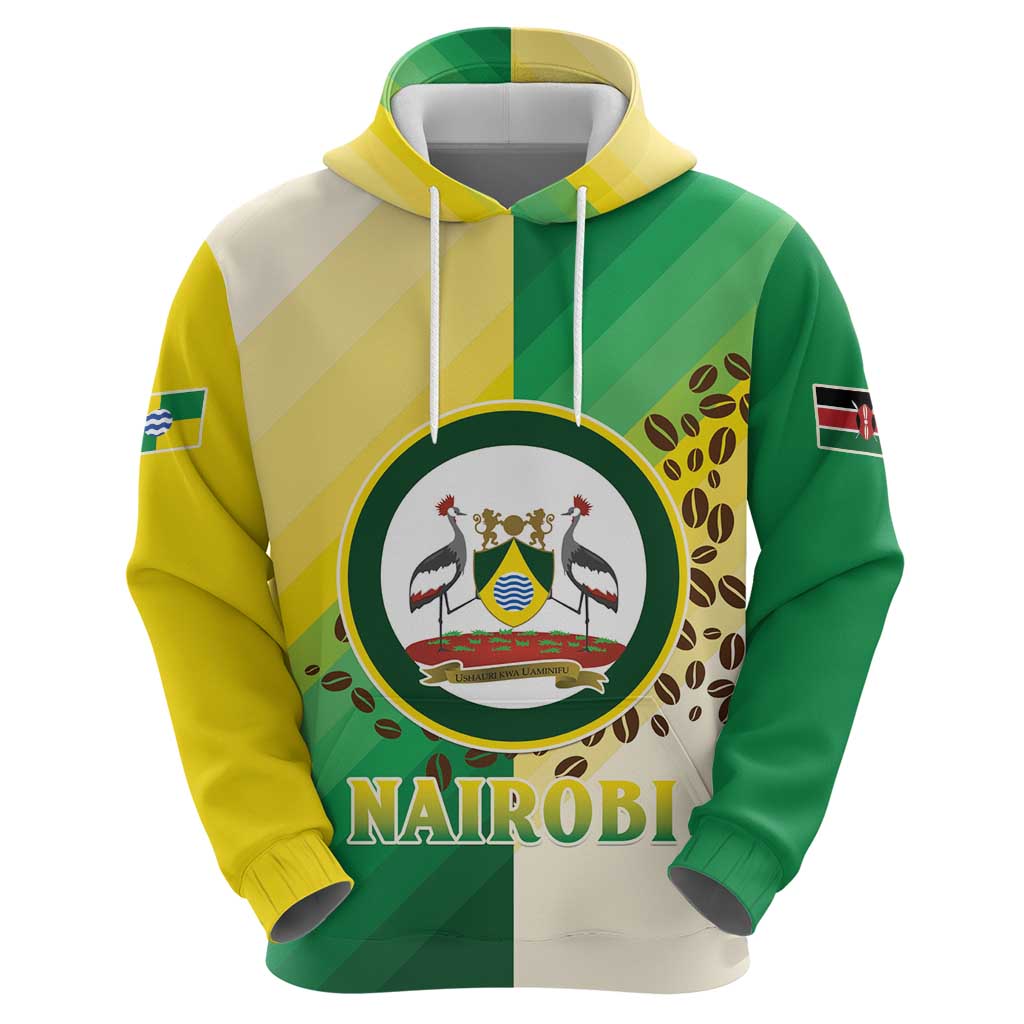Personalised Nairobi Kenya Hoodie The Green City under the Sun LT15