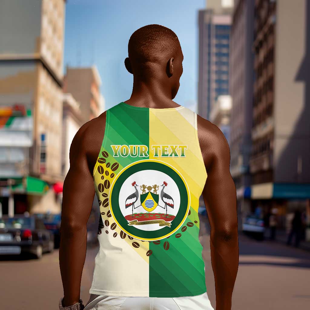Personalised Nairobi Kenya Men Tank Top Coat Of Arms With Coffee LT15
