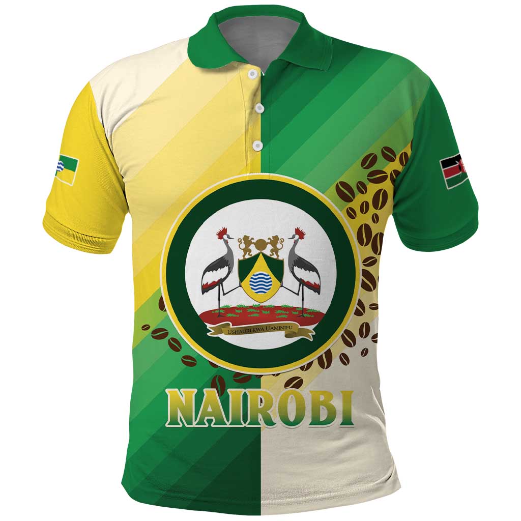 Personalised Nairobi Kenya Polo Shirt The Green City under the Sun LT15