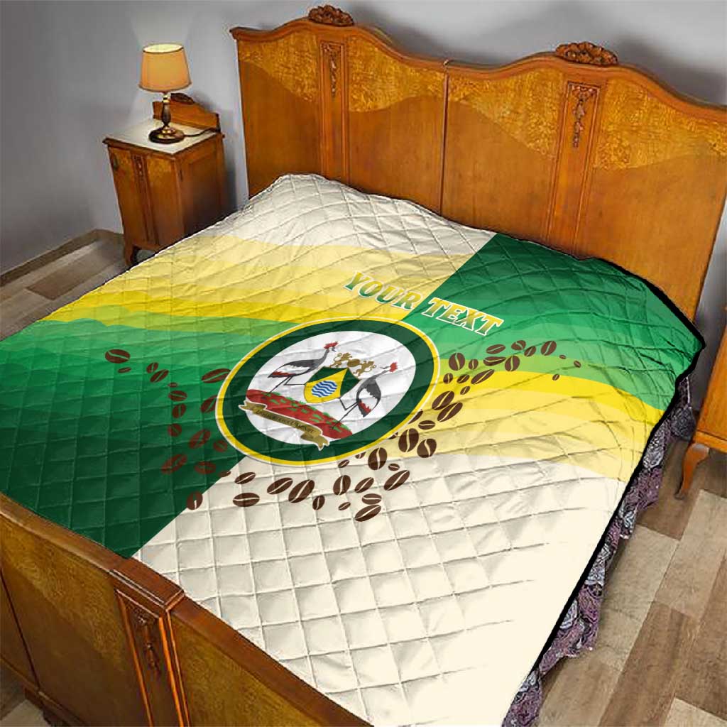 Personalised Nairobi Kenya Quilt Coat Of Arms With Coffee LT15
