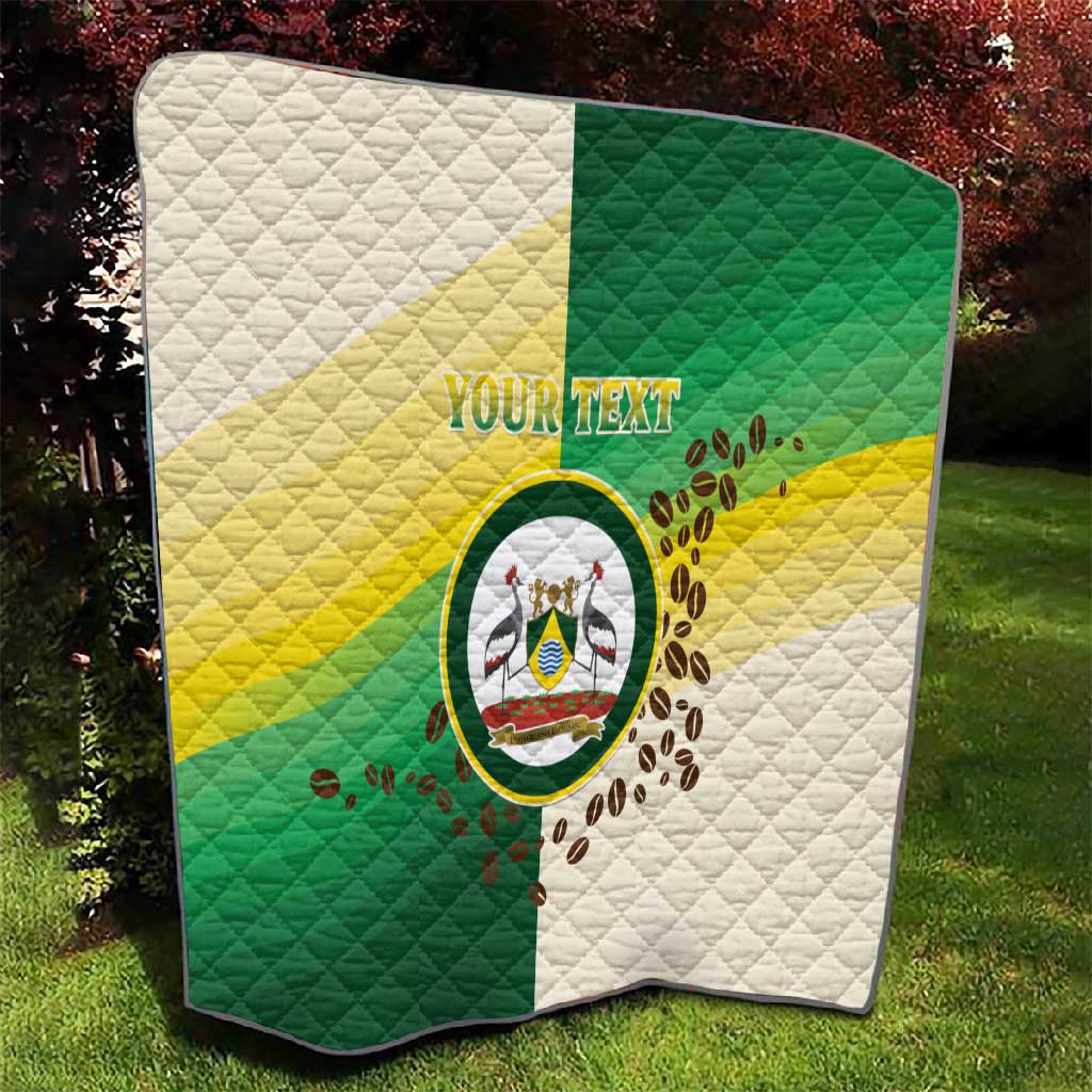 Personalised Nairobi Kenya Quilt Coat Of Arms With Coffee LT15