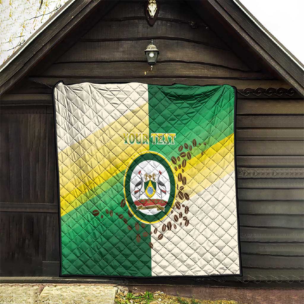Personalised Nairobi Kenya Quilt Coat Of Arms With Coffee LT15