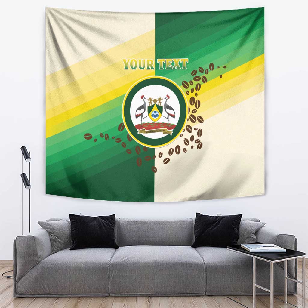 Personalised Nairobi Kenya Tapestry Coat Of Arms With Coffee LT15