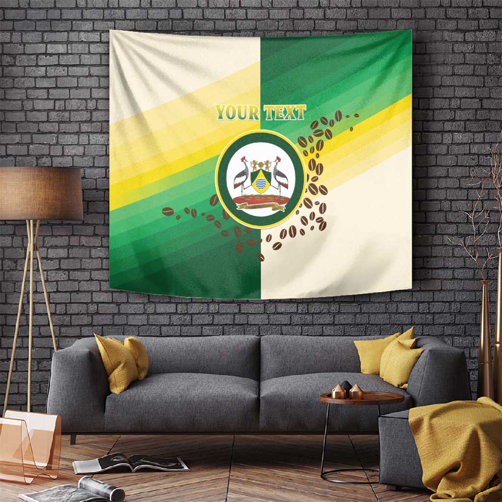Personalised Nairobi Kenya Tapestry Coat Of Arms With Coffee LT15