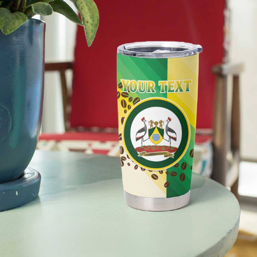 Personalised Nairobi Kenya Tumbler Cup Coat Of Arms With Coffee LT15