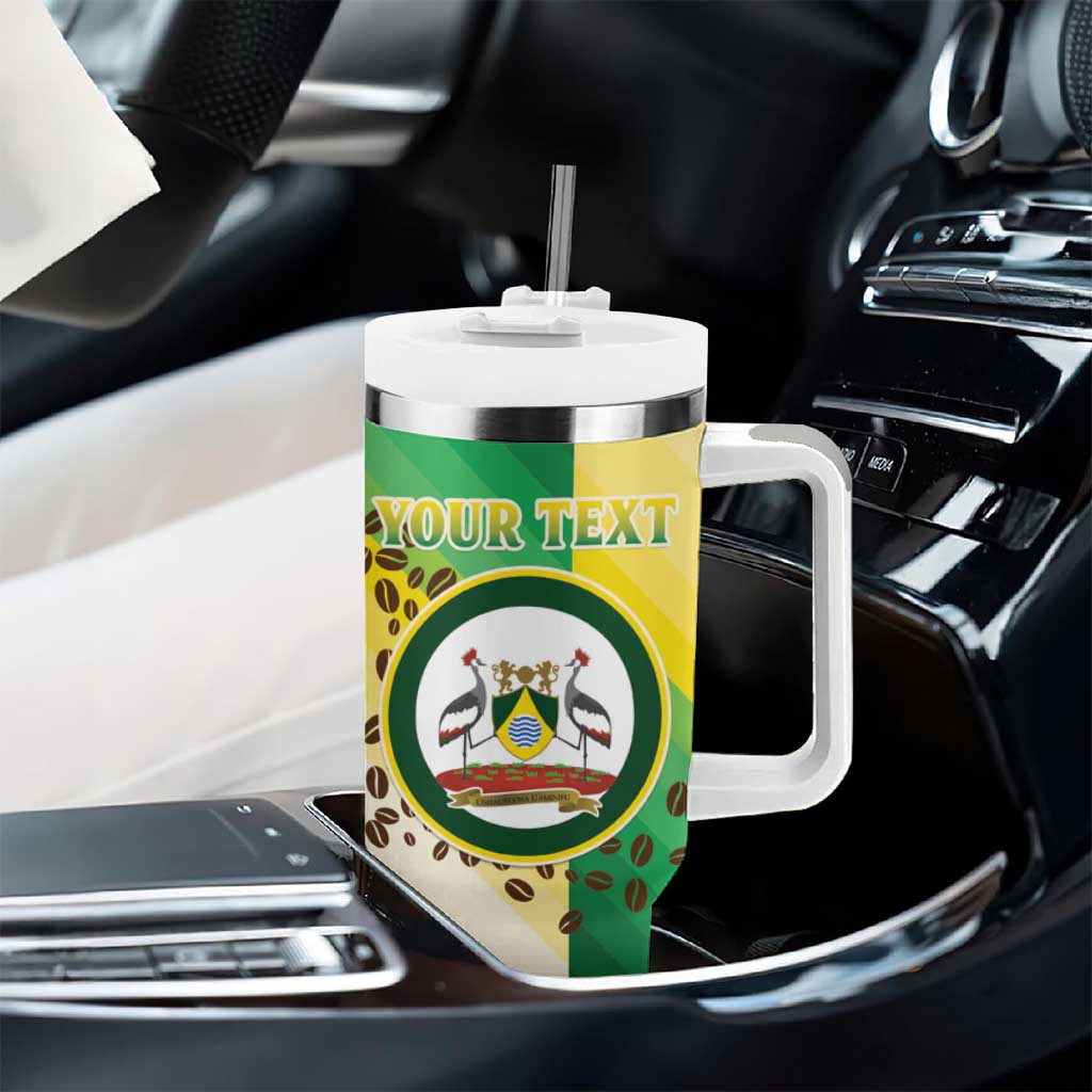 Personalised Nairobi Kenya Tumbler With Handle Coat Of Arms With Coffee LT15