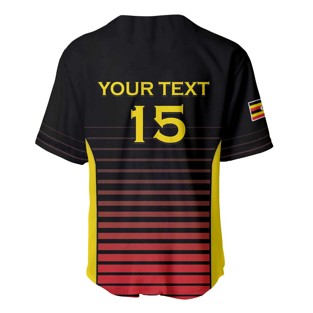 Jamhuri ya Uganda Rugby Custom Baseball Jersey Go Champions Cranes LT15