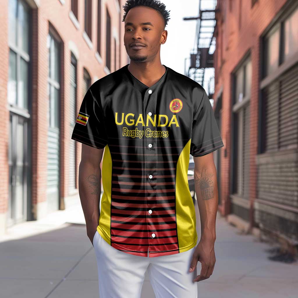Jamhuri ya Uganda Rugby Custom Baseball Jersey Go Champions Cranes LT15