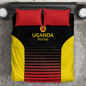 Jamhuri ya Uganda Rugby Custom Bedding Set Go Champions Cranes LT15