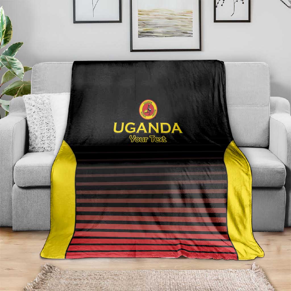 Jamhuri ya Uganda Rugby Custom Blanket Go Champions Cranes LT15