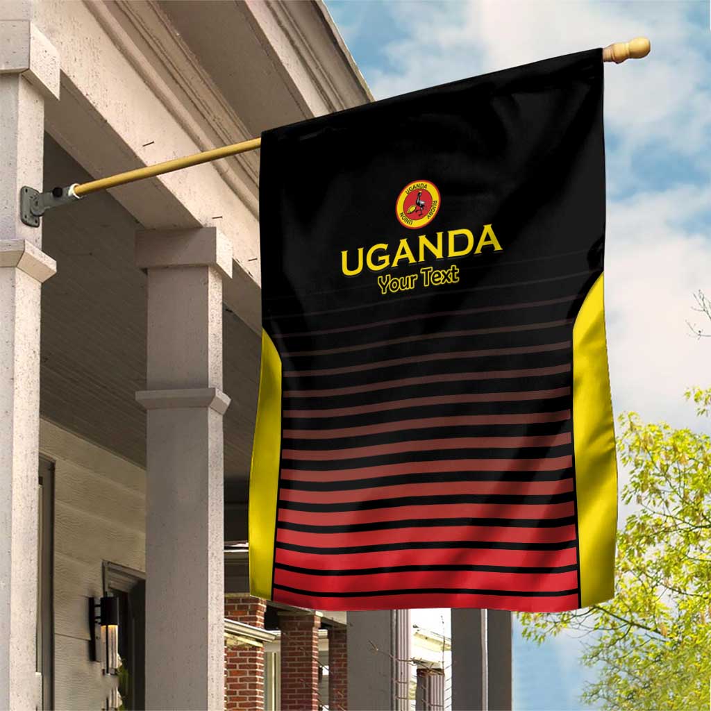 Jamhuri ya Uganda Rugby Custom Garden Flag Go Champions Cranes LT15