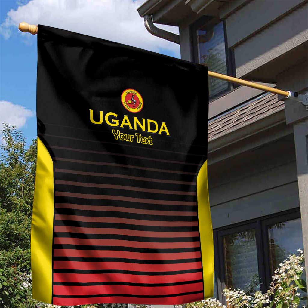 Jamhuri ya Uganda Rugby Custom Garden Flag Go Champions Cranes LT15
