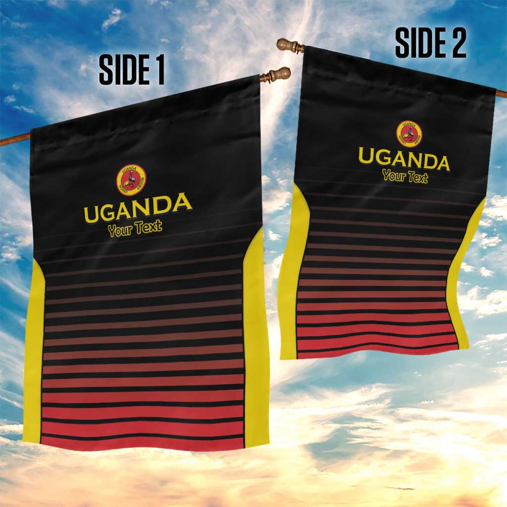 Jamhuri ya Uganda Rugby Custom Garden Flag Go Champions Cranes LT15