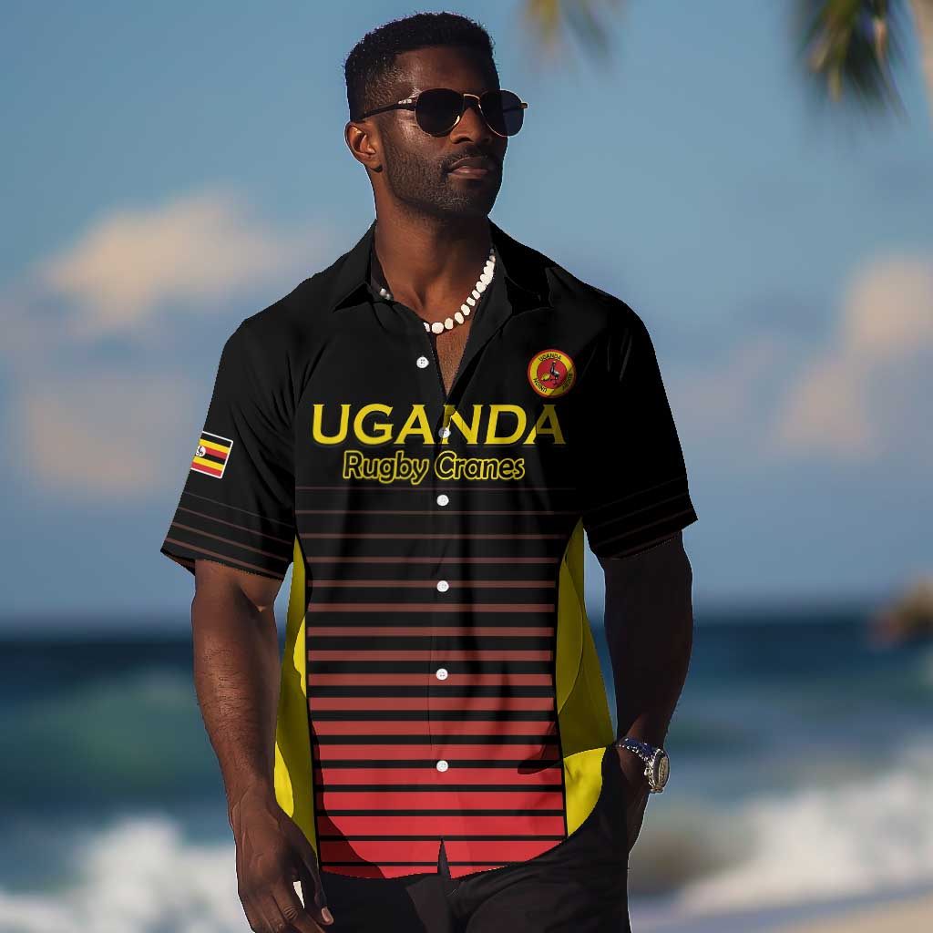 Jamhuri ya Uganda Rugby Custom Hawaiian Shirt Go Champions Cranes LT15