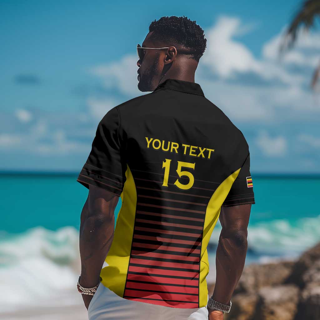 Jamhuri ya Uganda Rugby Custom Hawaiian Shirt Go Champions Cranes LT15