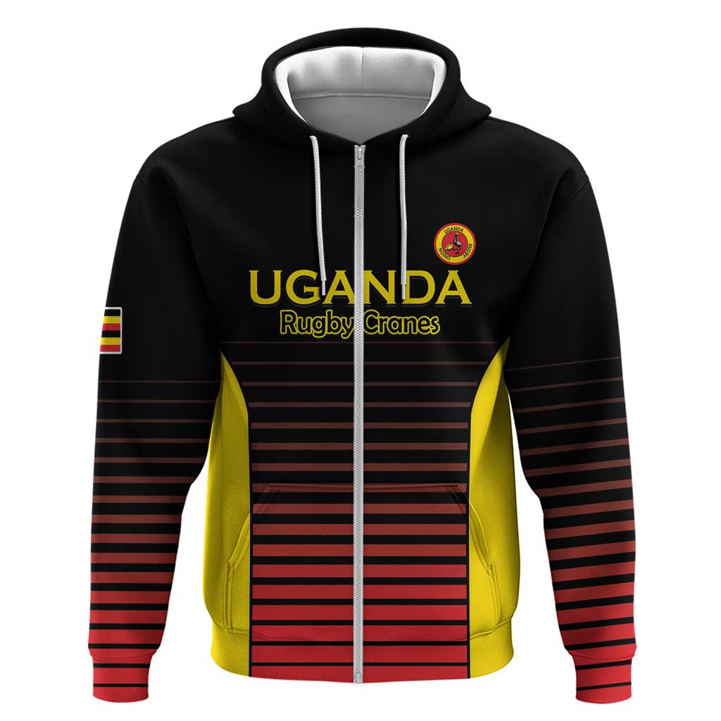 Uganda Rugby Custom Hoodie Go Cranes LT15