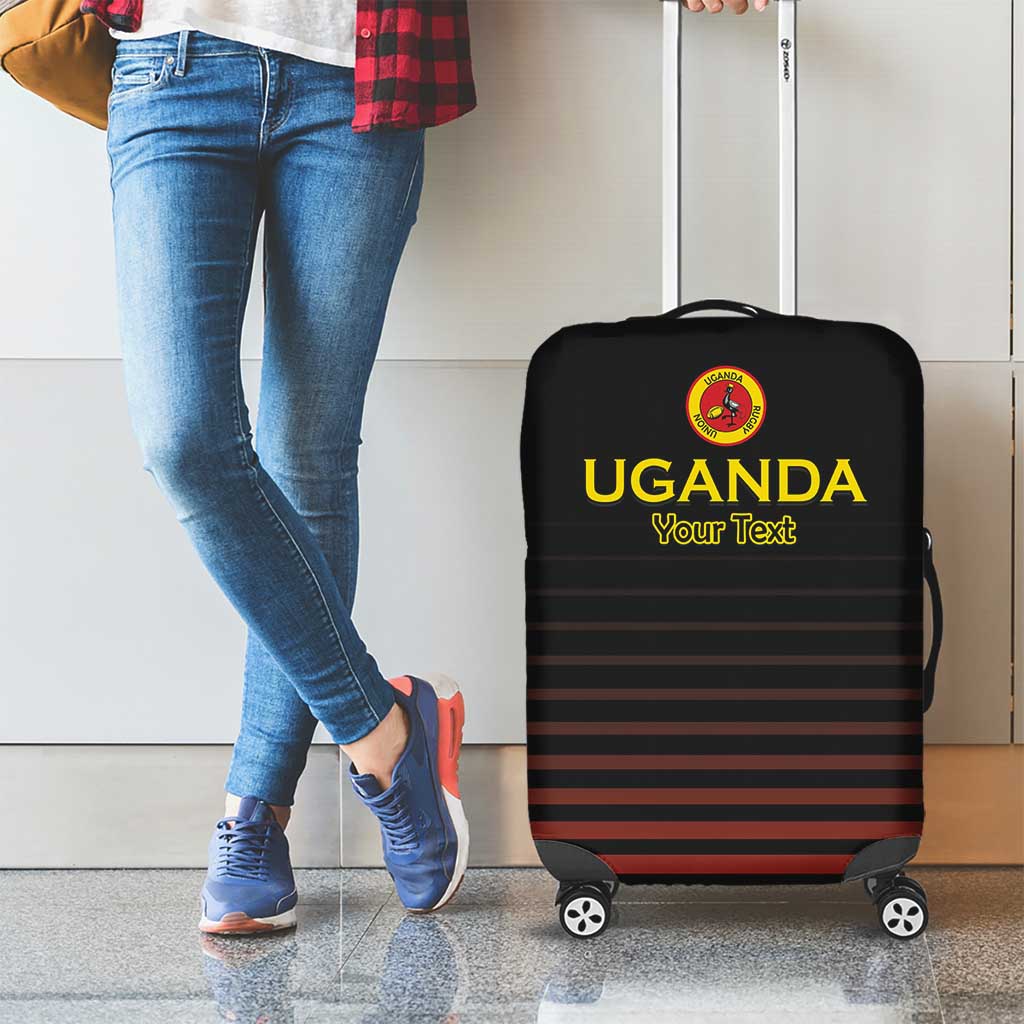 Uganda Rugby Custom Luggage Cover Go Cranes LT15
