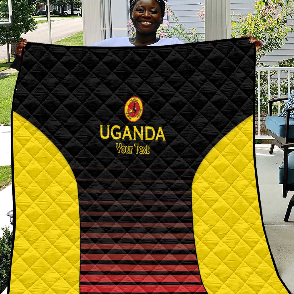 Jamhuri ya Uganda Rugby Custom Quilt Go Champions Cranes LT15