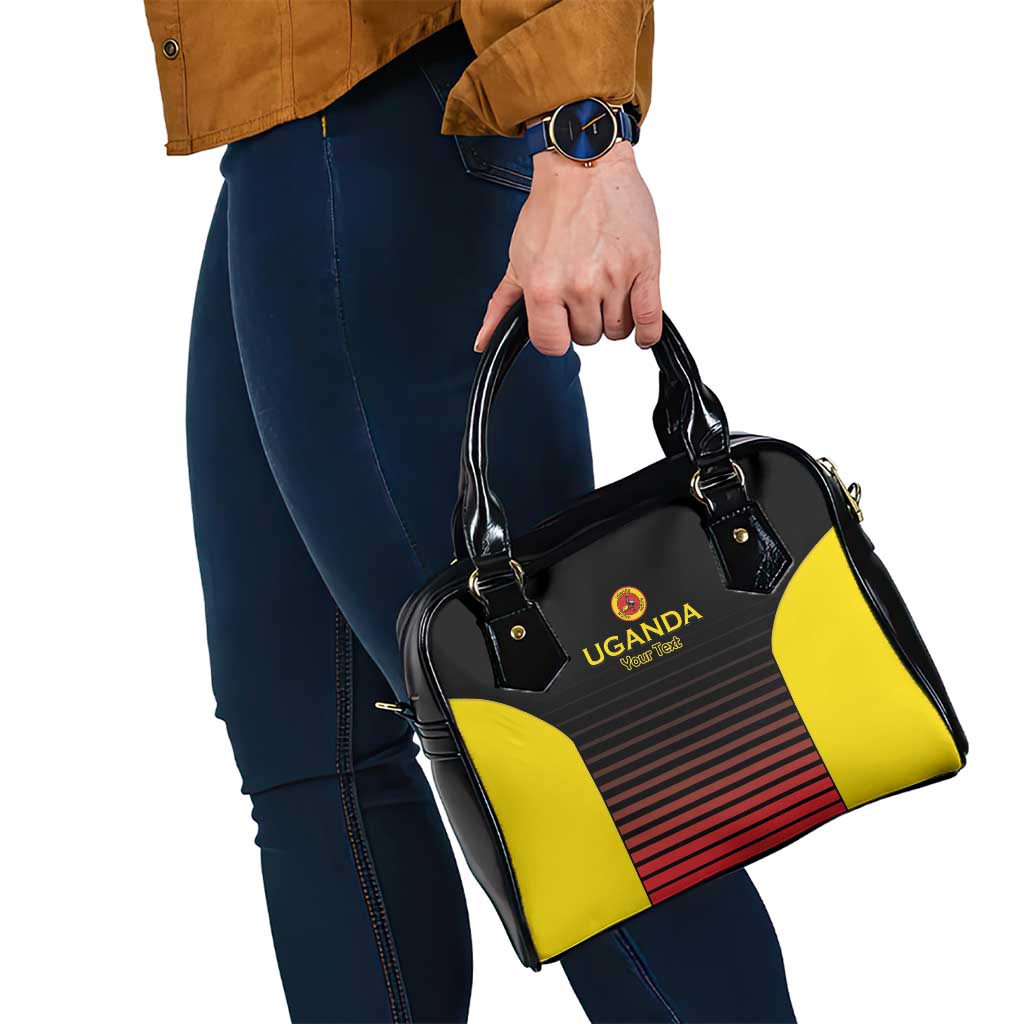 Uganda Rugby Custom Shoulder Handbag Go Cranes LT15
