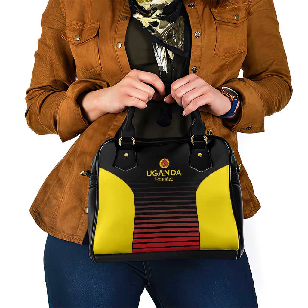 Uganda Rugby Custom Shoulder Handbag Go Cranes LT15