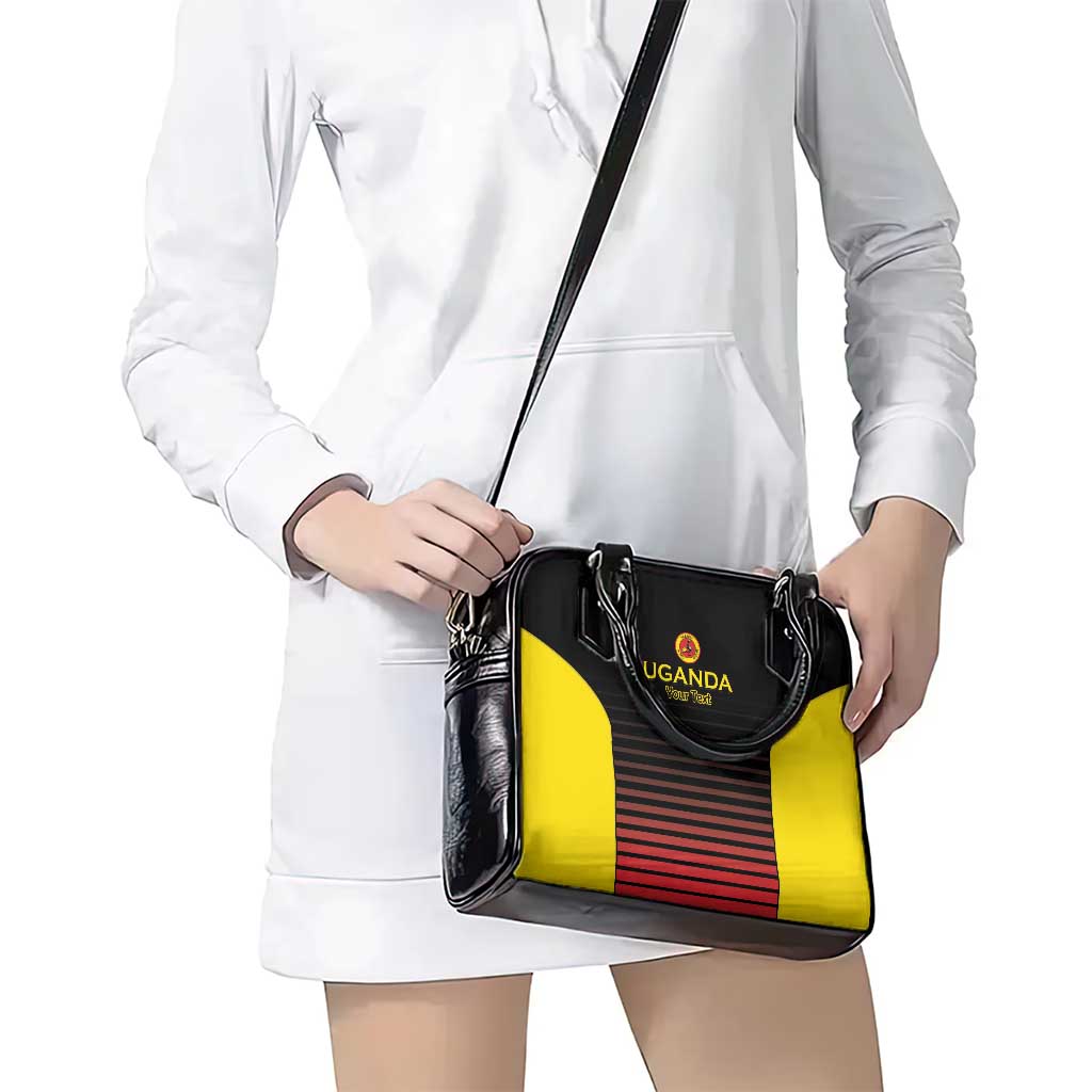 Uganda Rugby Custom Shoulder Handbag Go Cranes LT15